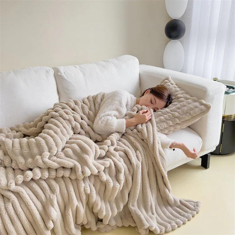 Blanket Heavy Weight Flannel Blanket EX-STOCK Canada