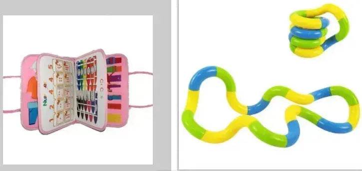 New Busy Book Children's Busy Board Dressing And Buttoning Learning Baby Early Education Preschool Sensory Learning Toy - EX-STOCK Canada