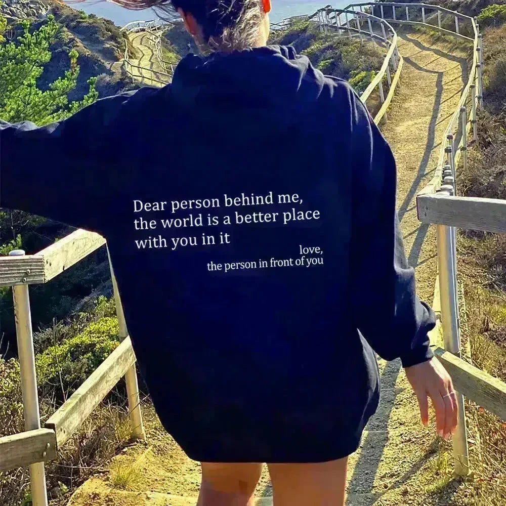 Women's Brushed Hoody Plain Letters - EX-STOCK CANADA