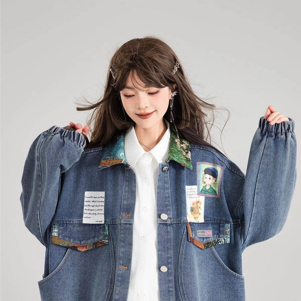 Artistic Denim Jacket For Women EX-STOCK Canada