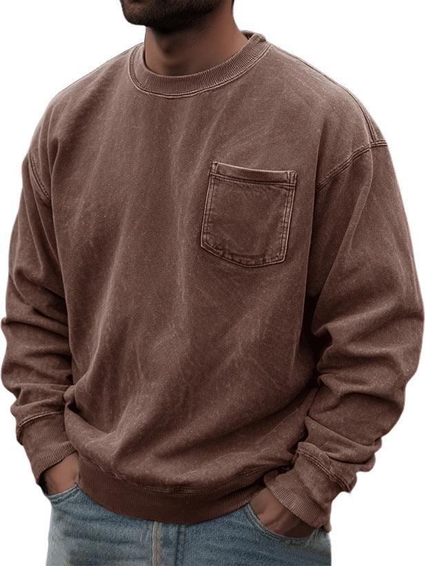 Men's Pullover Round Neck Long Sleeves Sweater EX-STOCK Canada