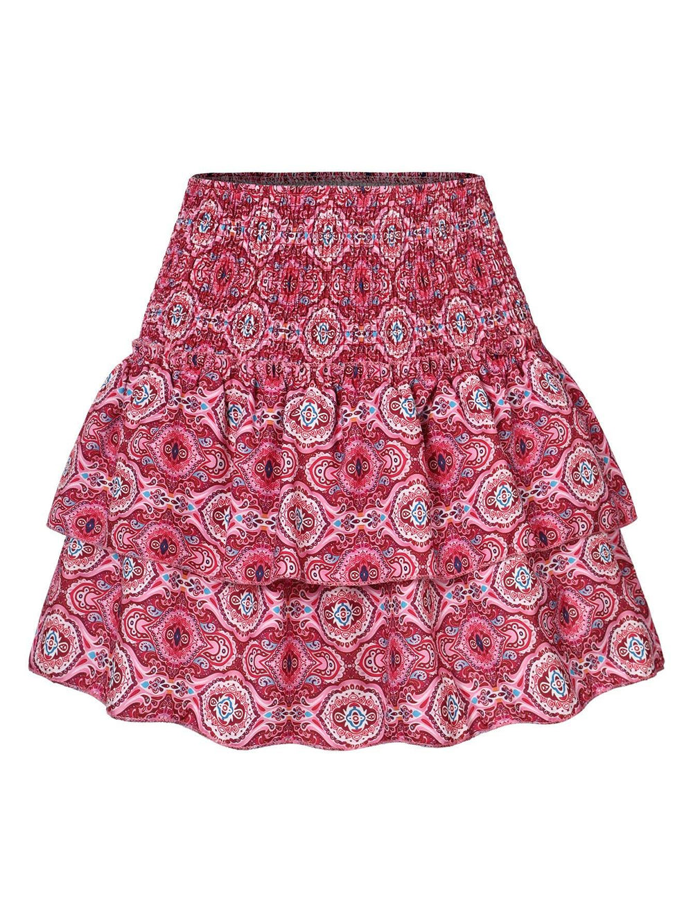 Leisure Versatile Lotus Leaf Women's Mini layered Skirt - EX-STOCK Canada