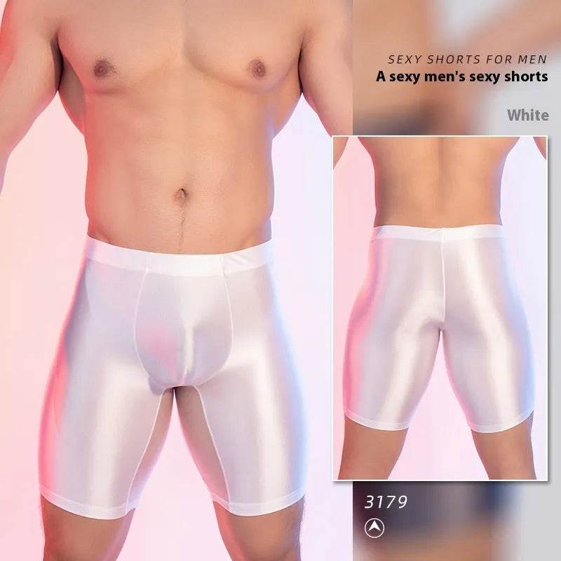 High Elasticity Glossy Ice Silk Sexy Fitness Shaping Leggings - EX-STOCK Canada