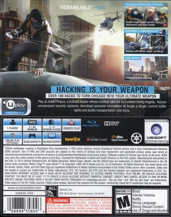 Watch Dogs (usagé)