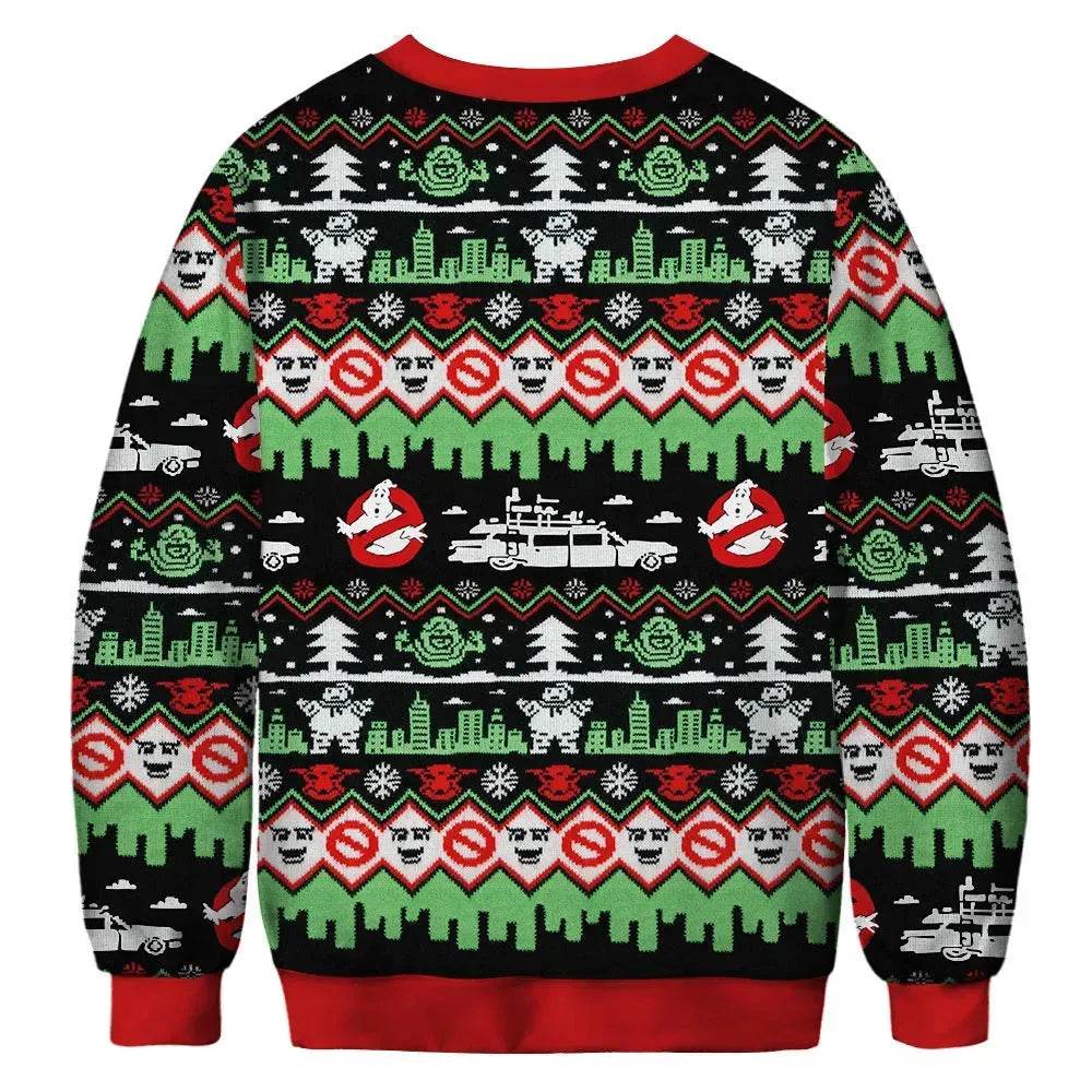 Ugly Funny Christmas print Knit Couple sweater - EX-STOCK Canada