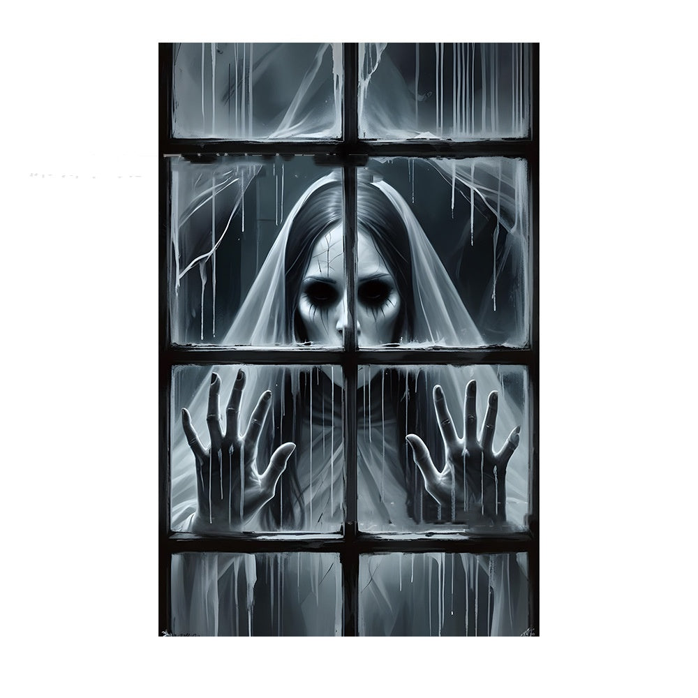 Halloween horror window cover decoration – product view 8