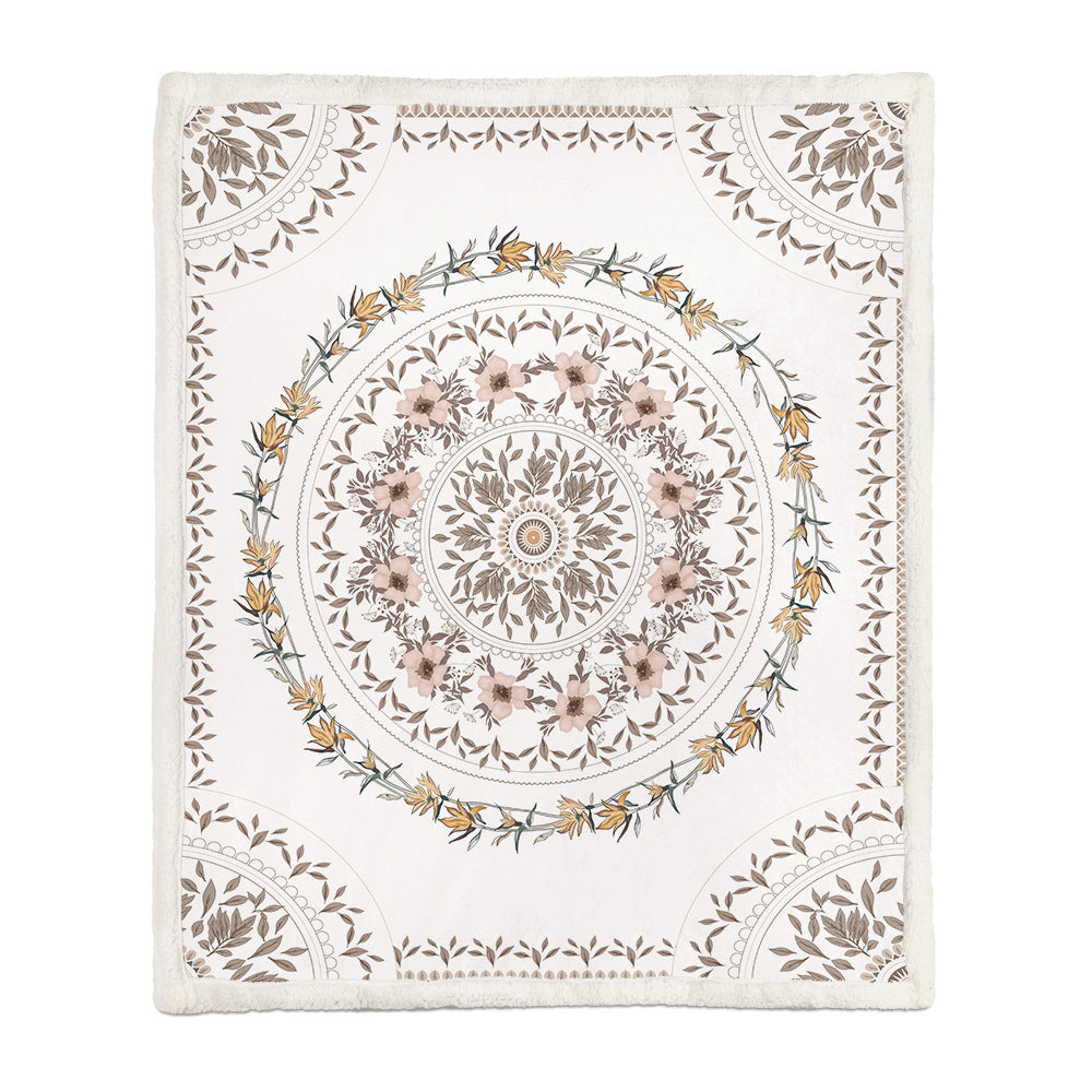 Flannel Blanket Air Conditioning Blanket Napping Blanket EX-STOCK Canada