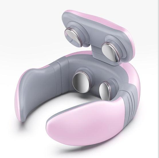 Smart Electric Pulse Back and Neck Massage 4 Heads Pain Relief Tool Health Care Relaxation Cervical Vertebra Physiotherapy EX-STOCK Canada