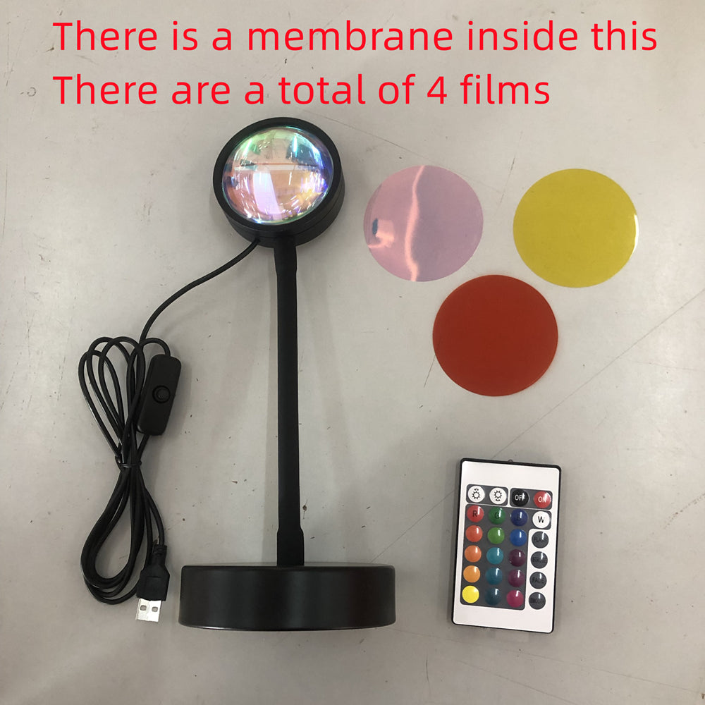 Sunset Projection Lamp Sunset Projector Night Light Wall Decoration Lighting EX-STOCK Canada