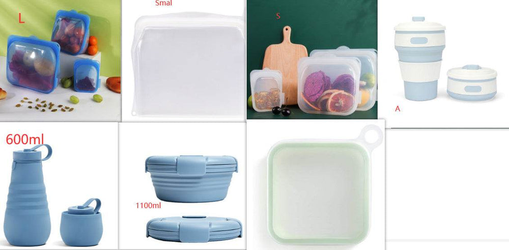 Portable Lightweight Silicone Kids Sandwich Container - EX-STOCK Canada