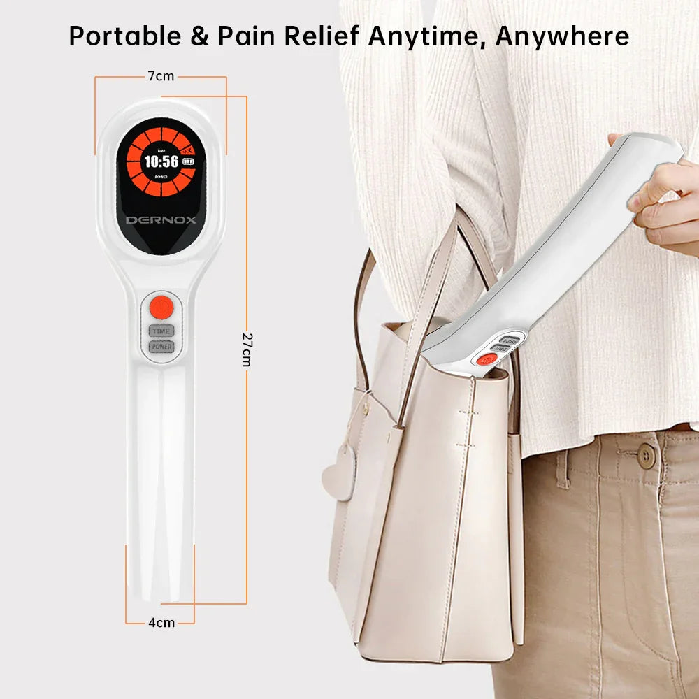 Dernox Handheld Physiotherapy Lllt-808 Red Light Treatment Body Pain Relief Medical Infrared Cold Laser Therapy Device EX-STOCK Canada