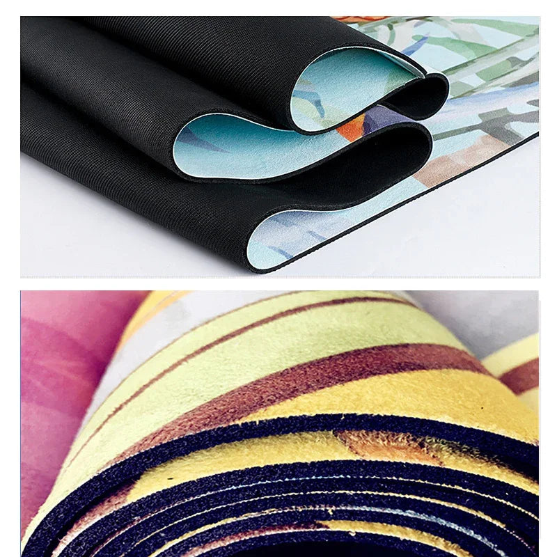 Suede folding yoga mat EX-STOCK Canada