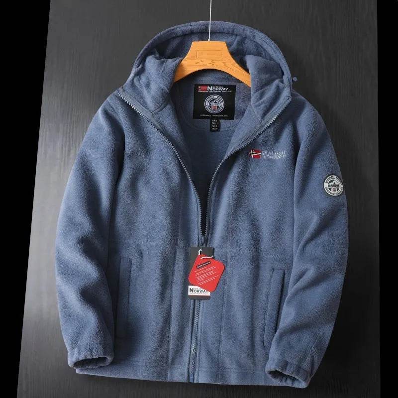 Men Winter Plus Size Men's Brushed Fleece Quarter Zipper Hoodie Sweatshirt Pullover - EX-STOCK Canada