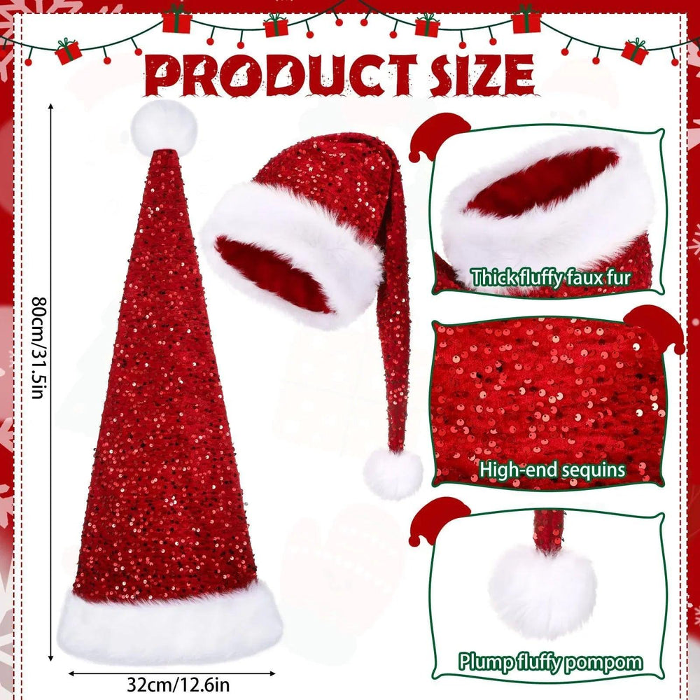 Christmas Sequin Decoration Atmosphere Sequin Cap EX-STOCK Canada