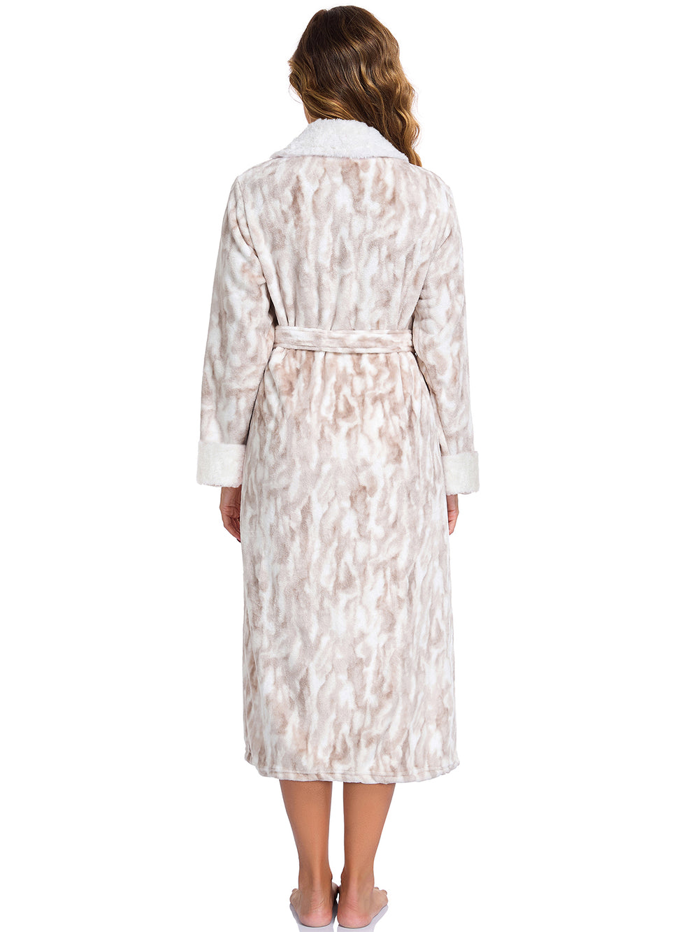 رونغتاي للنساء روب طويل من الفلانيل الناعم، ثوب نوم سميك بغطاء رأس وجيوب، ملابس نوم ناعمة للرجالEX-STOCK Canada