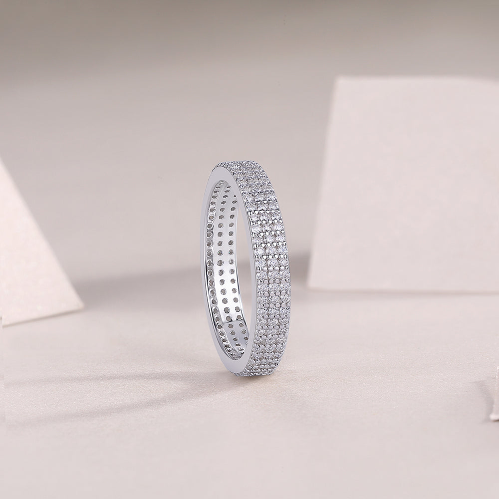 Moon Shadow Romance Wedding Ring Set, Moissanite S925 Sterling Silver with Platinum Plating, Yellow and Rose Gold Options EX-STOCK Canada