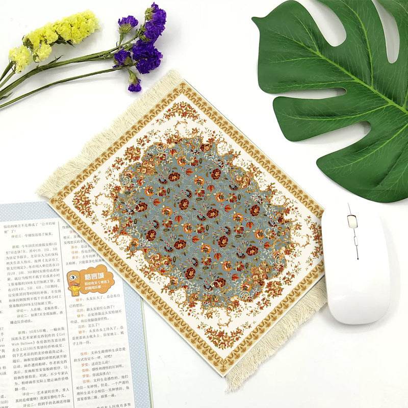 Office mouse pad, Suede fringe mouse pad Hot rubber Bohemian style - EX-STOCK Canada