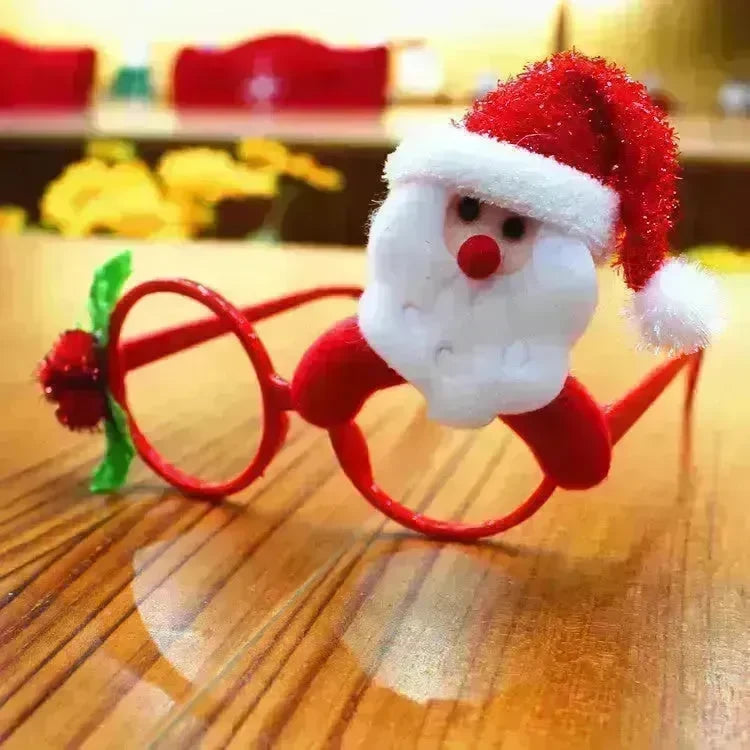 Christmas glasses frame Christmas party supplies Christmas gifts Christmas decorations glasses Santa glasses - EX-STOCK CANADA