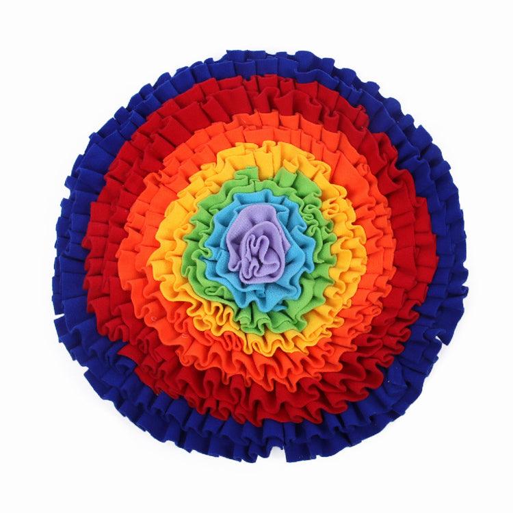 Pet Dog Snuffle Mat Nose Smell Training Sniffing Pad Dog Puzzle Toy Slow Feeding Bowl Food Dispenser Carpet Washable Dog Toys