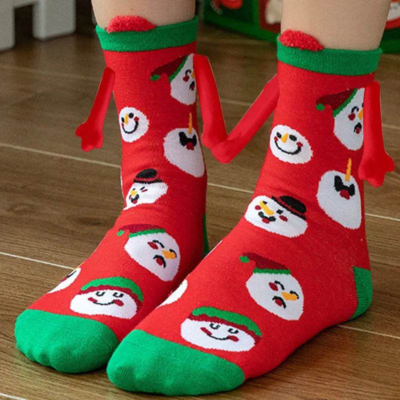 Christmas Stockings Autumn Winter Cotton Magnet Lodestone Hand Tube Socks - EX-STOCK Canada