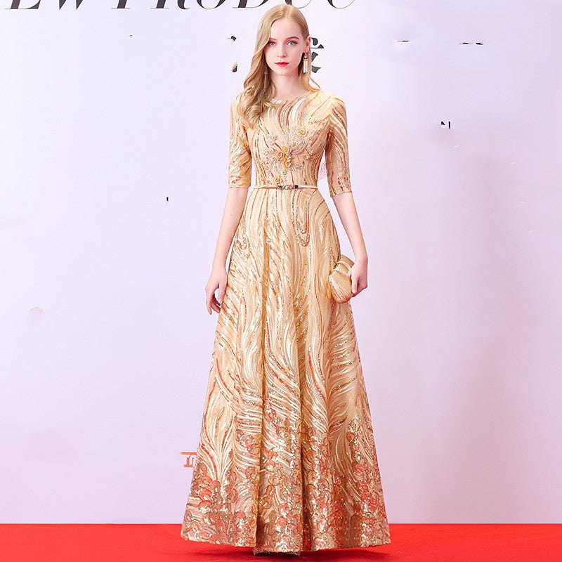 Banquet Elegant And Elegant Dinner Party Host Dress EX-STOCK Canada