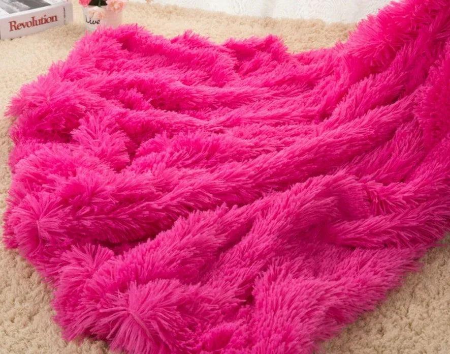 Plush Blanket Double-layer Blanket Multifunctional EX-STOCK Canada