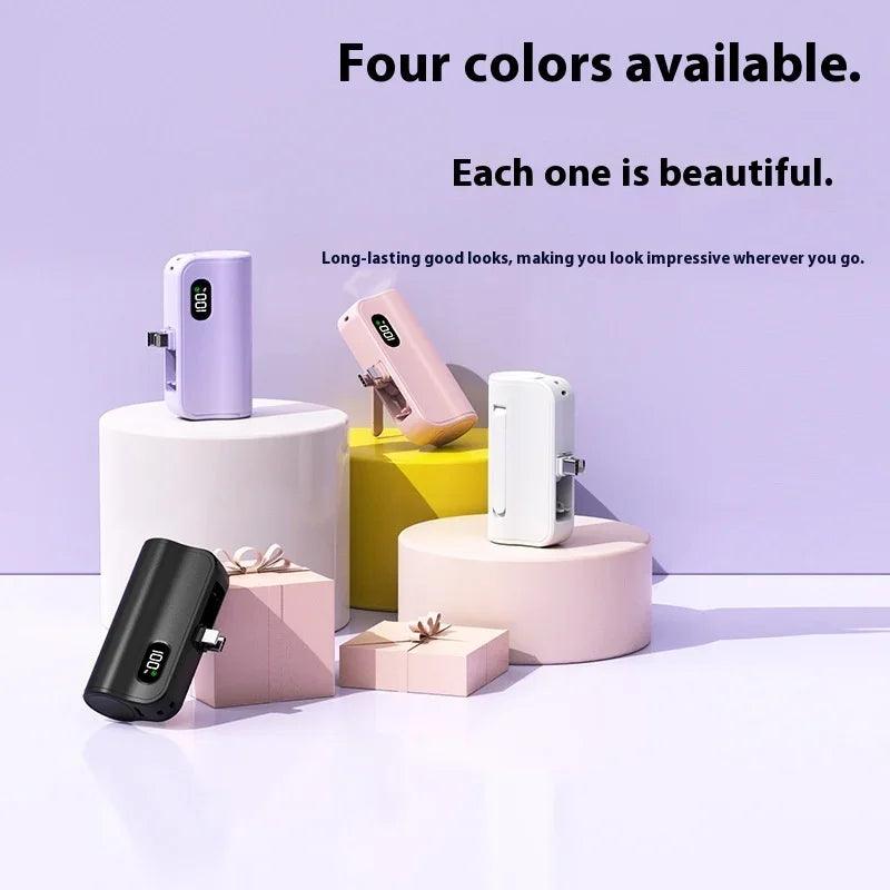 Pocket Mini Capsule Power Bank 3c Certification 5000 MA EX-STOCK Canada