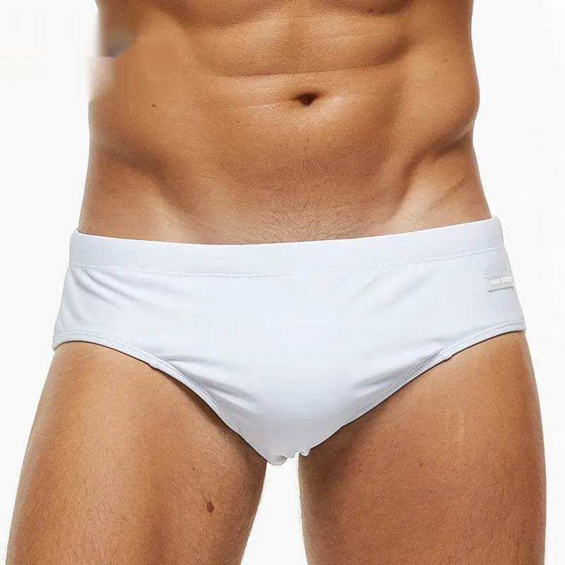 Solid Color Plus Size Swimming Trunks Briefs Shorts underwear - EX-STOCK Canada