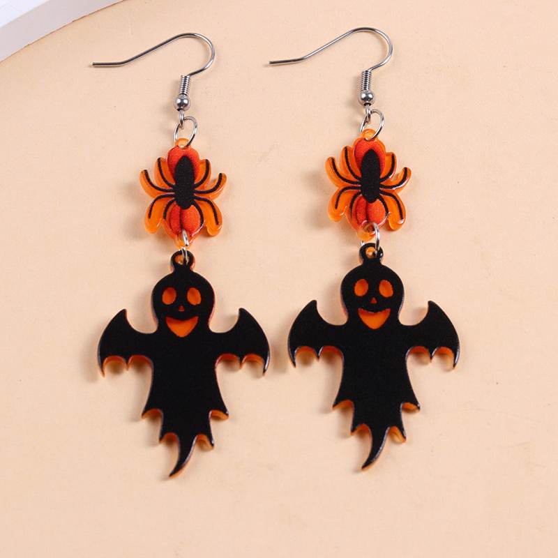 European And American Halloween Series Acrylic Earrings Color - EX-STOCK Canada