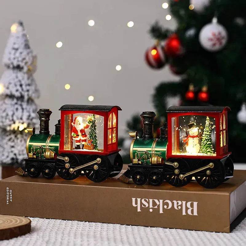 Christmas Gift Train Decoration Small Night Lamp - EX-STOCK Canada