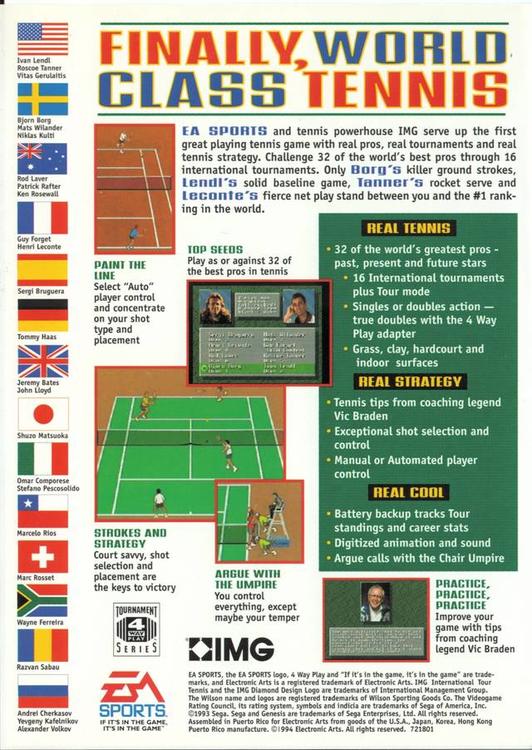 IMG International Tour Tennis