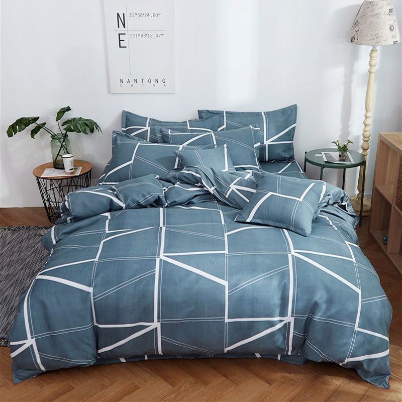 Skin-friendly Quilt Cover Brushed One-piece Double Duvet Cover Bed EX-STOCK Canada