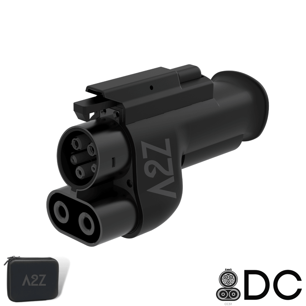 Chargeur A2Z EV NACS vers véhicule CCS1 | DC | Compatible avec les superchargeurs | Le Typhoon Pro