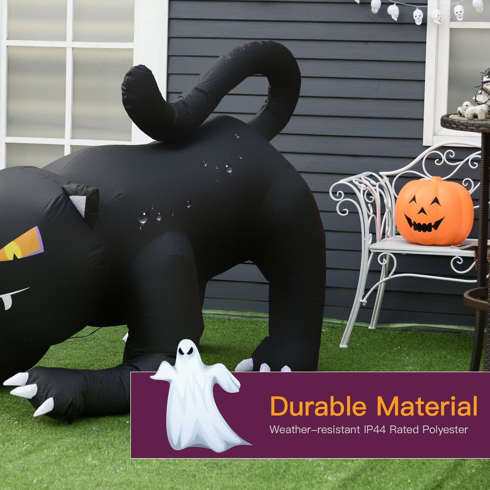 4Ft Tall Halloween Inflatable Black Cat Airblown Outdoor Yard Decoration Holiday Garden Decor EX-STOCK Canada