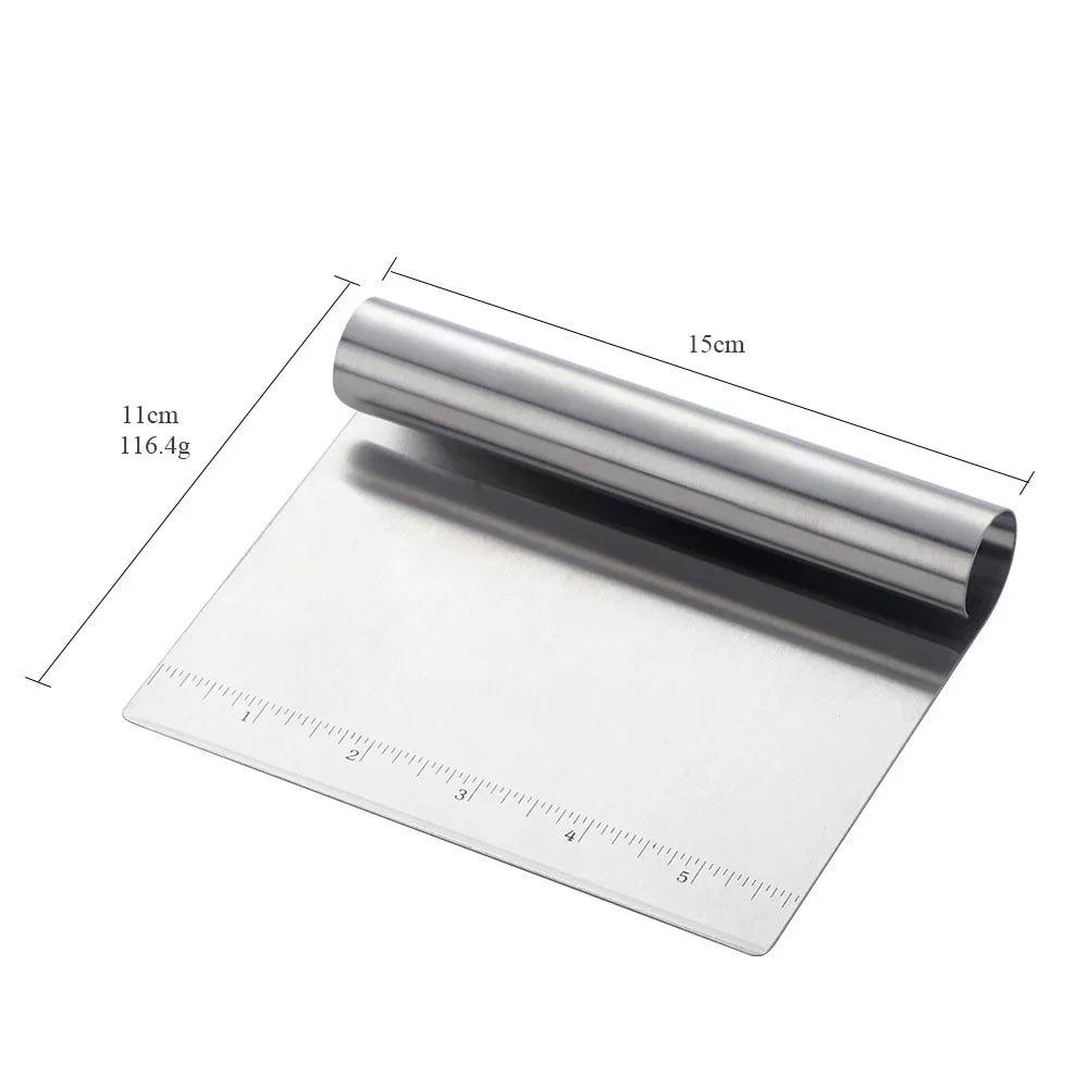 Stainless Steel Scraping Panel With Scale Baking Tool Dough Cutting Board Scraping Powder Board Tagliolini Cutter EX-STOCK Canada