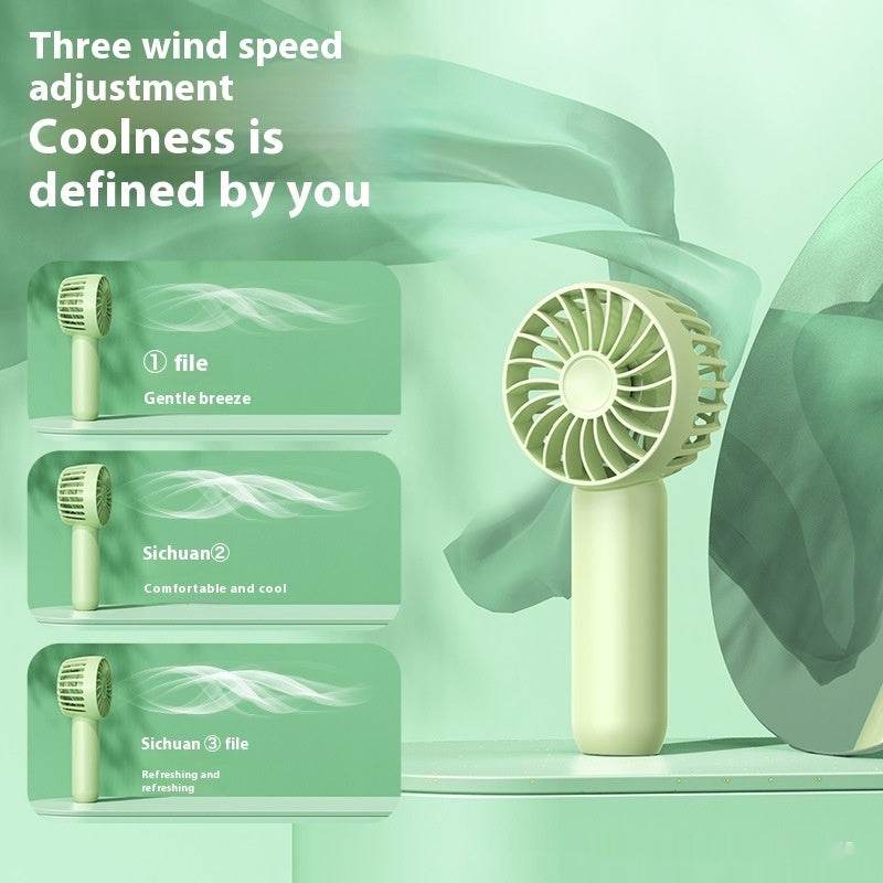 Cross-border Outdoor Handheld Small Electric Fan Portable Small Handheld Fan Mini Usb Handheld Fan Handheld Rechargeable - EX-STOCK Canada