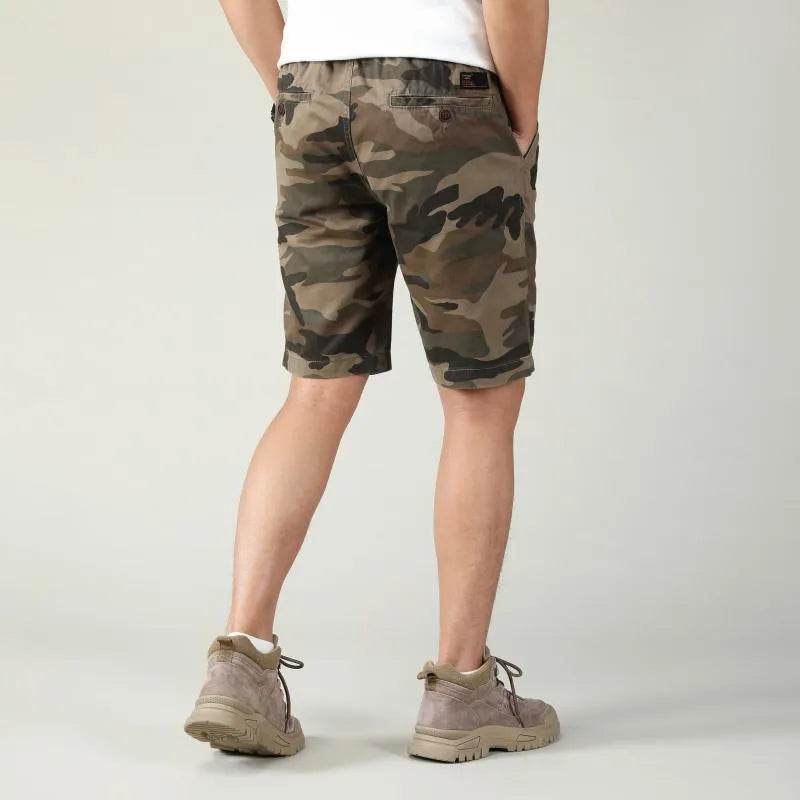 Straight Sports Leisure Five-point Workwear Cotton Camouflage Short Pants - EX-STOCK Canada