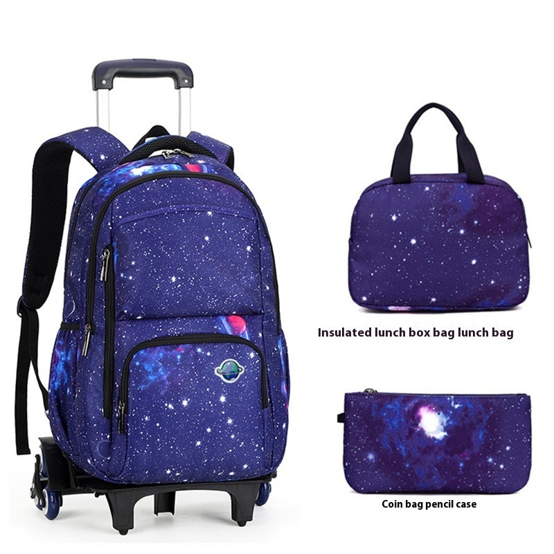 Schoolbag Climbing Stairs Large Capacity Fashion Multi-layer Breathable Backpack | EX-STOCK Canada