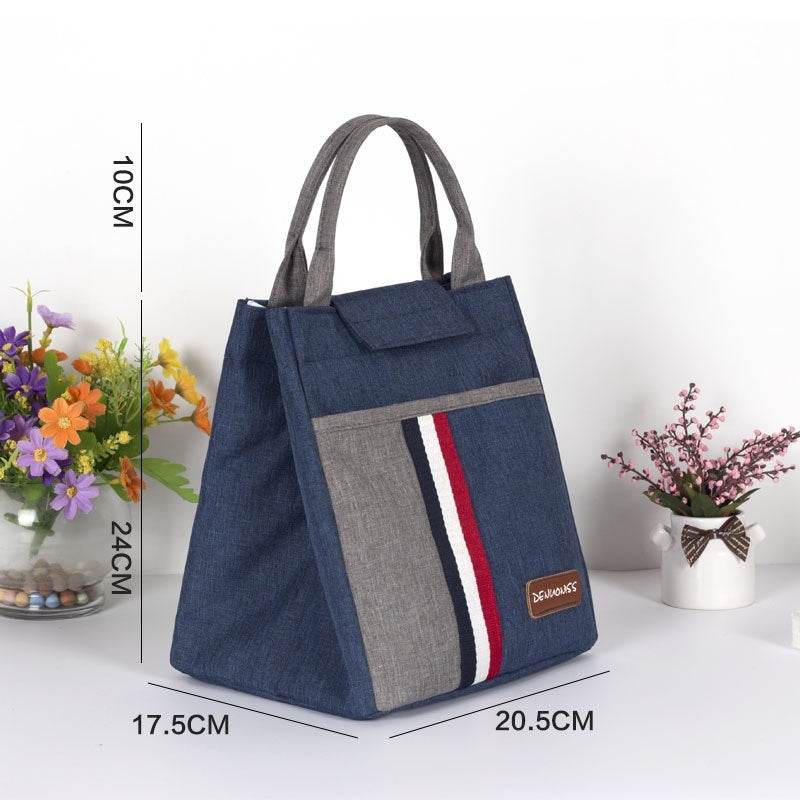 Women Fashion Thermal Insulated Denim Work Lunch Bag - EX-STOCK Canada