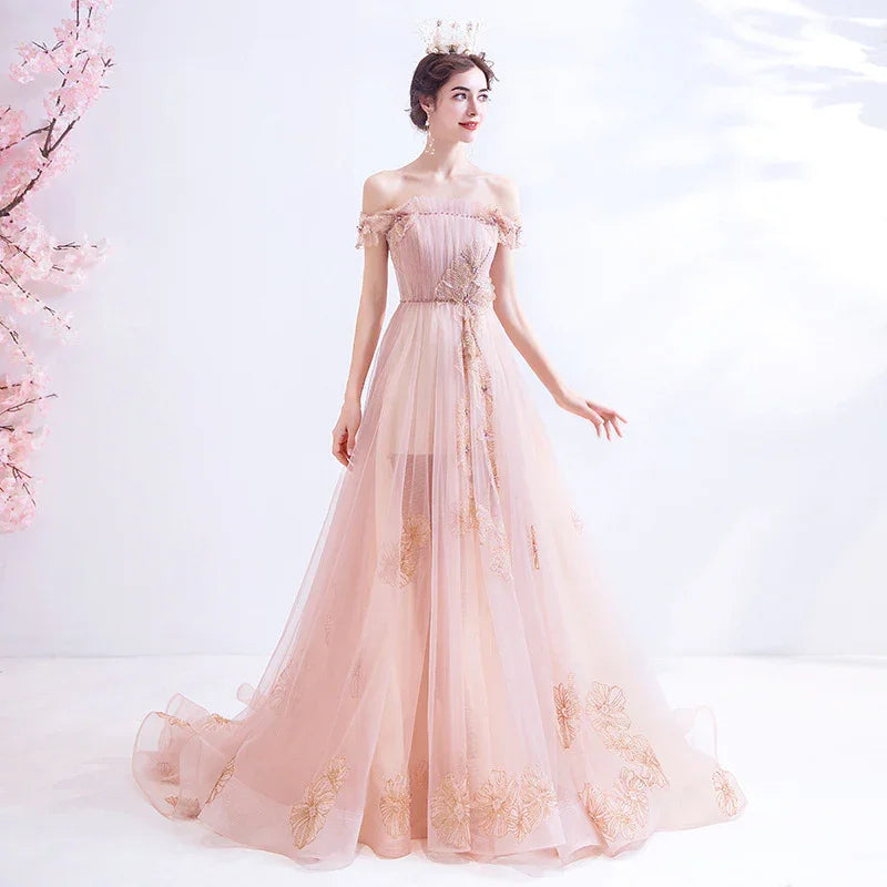 Fashionable Red One-shoulder Wedding Toast Dinner Annual Party Bridesmaid Dress Skirt EX-STOCK Canada