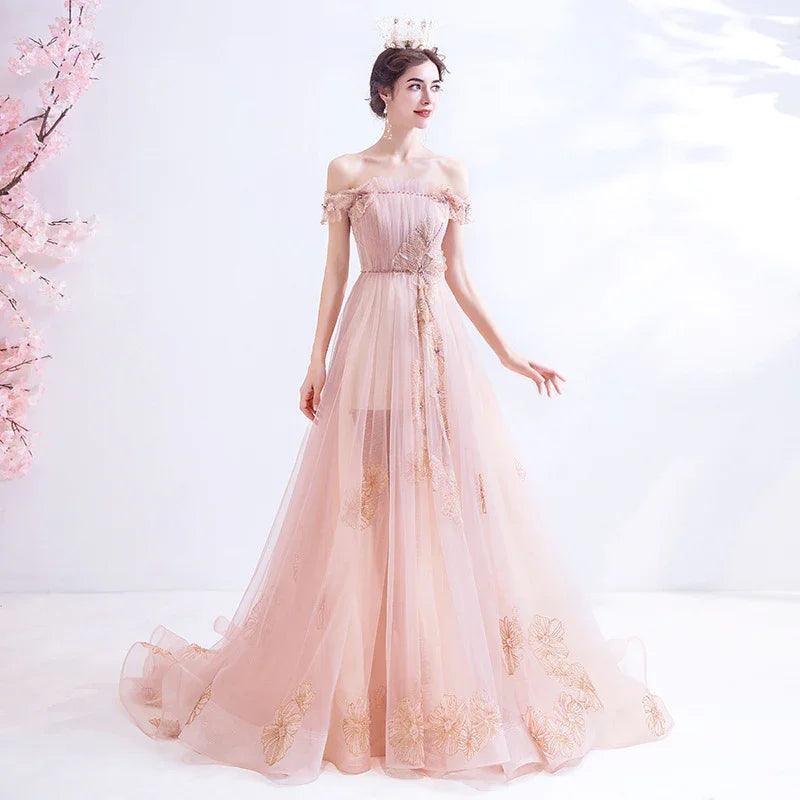 Fashionable Red One-shoulder Wedding Toast Dinner Annual Party Bridesmaid Dress Skirt EX-STOCK Canada