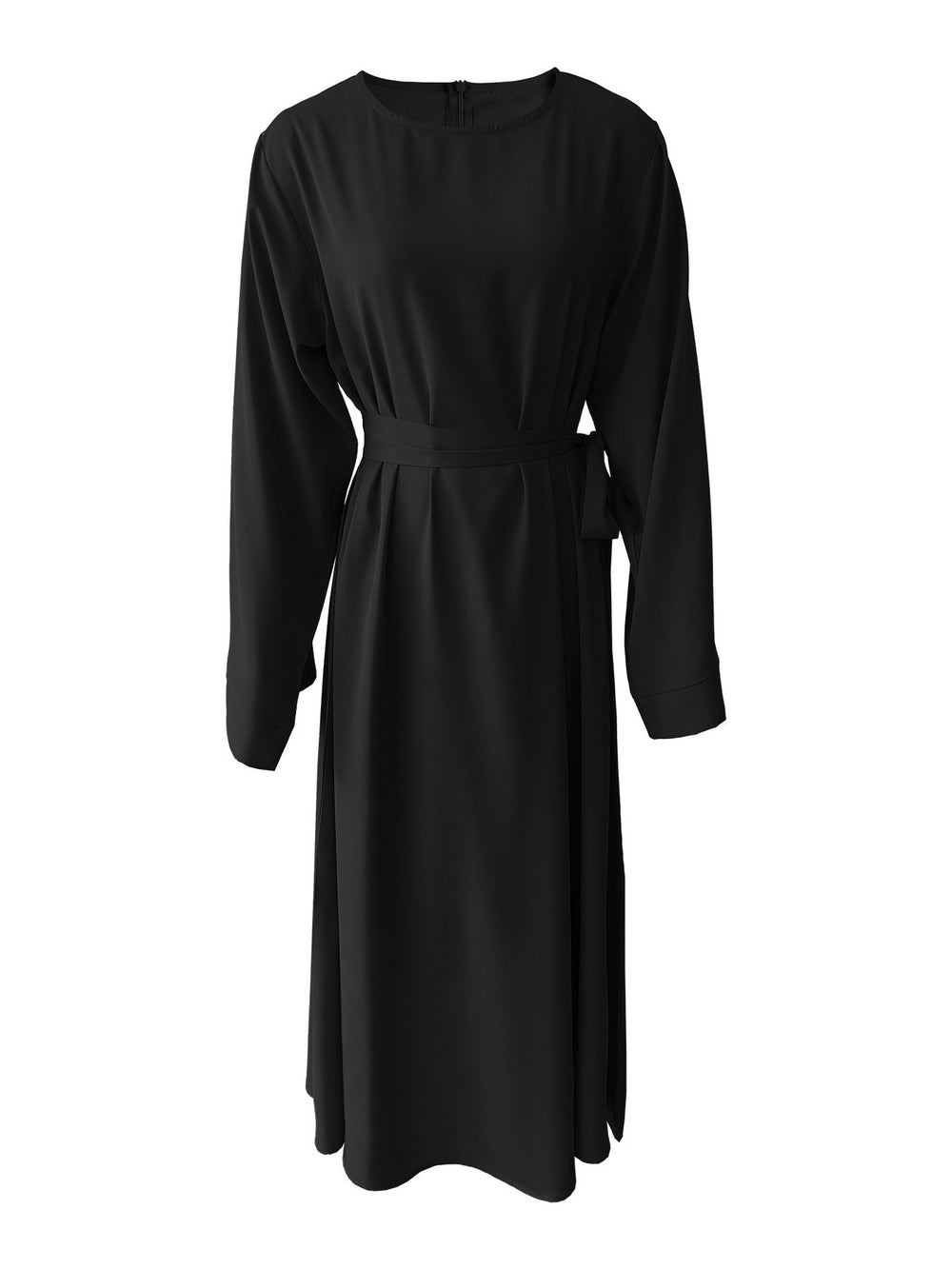 Plus Size Lace Up Muslim Women's Dress - EX-STOCK Canada