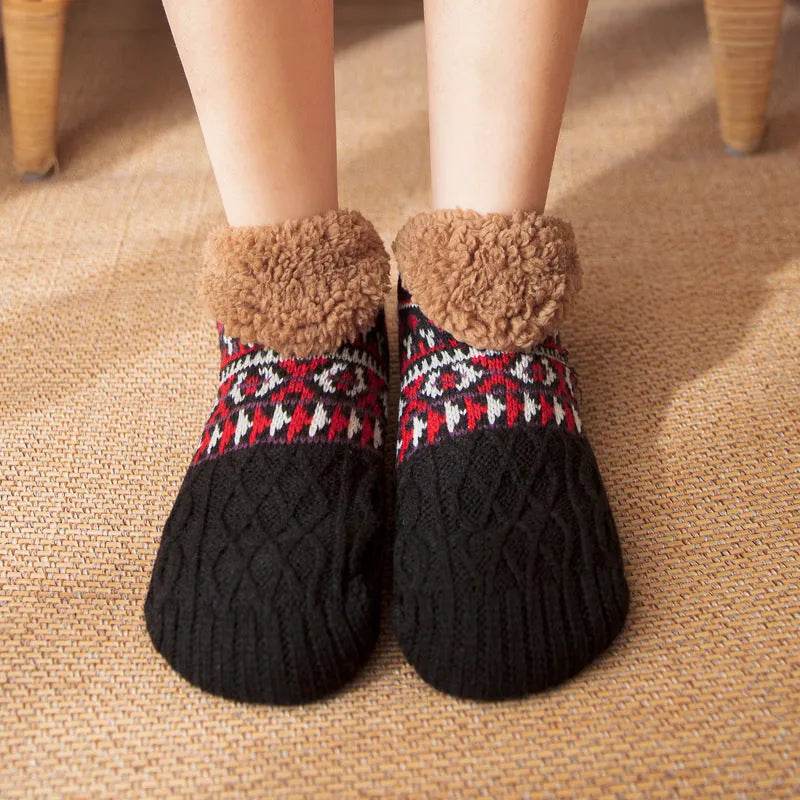 Indoor Home Floor Socks Fall And Winter Warm Non-slip Carpet Socks For Men And Women - EX-STOCK Canada