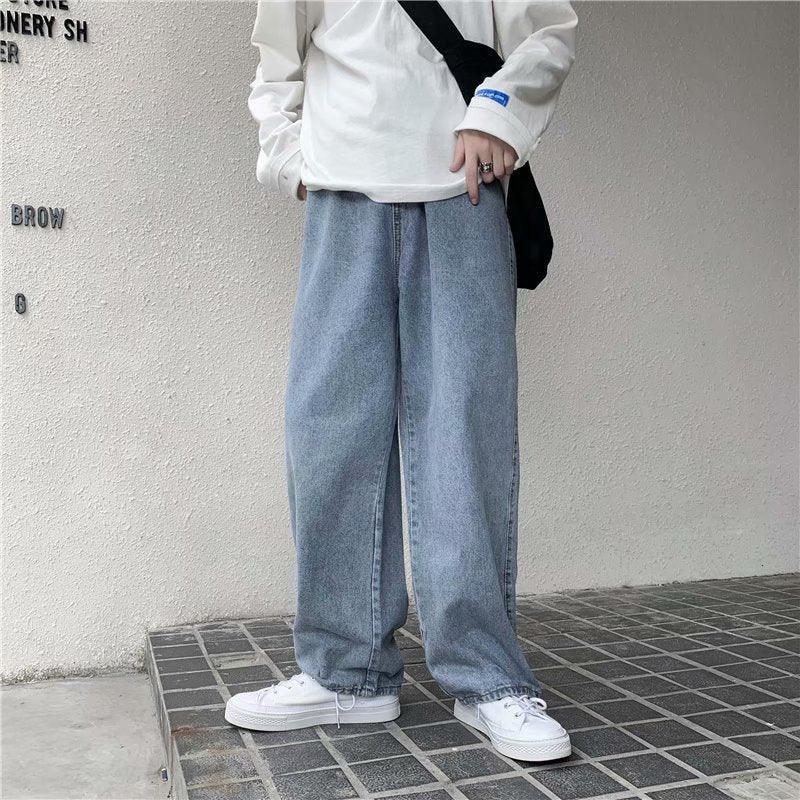 Straight Loose Autumn All-matching Draping Mop Pants EX-STOCK Canada