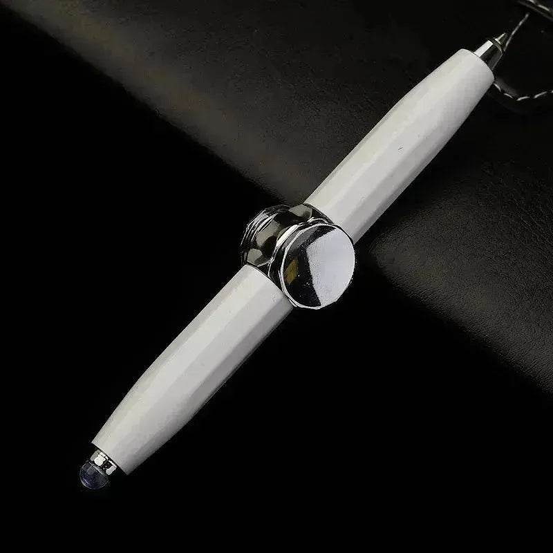 Creative Multi-Function LED Pen Spinning Decompression Gyro Metal Ballpoint Pen Fashion Office School Supplies Writing Pens - EX-STOCK Canada
