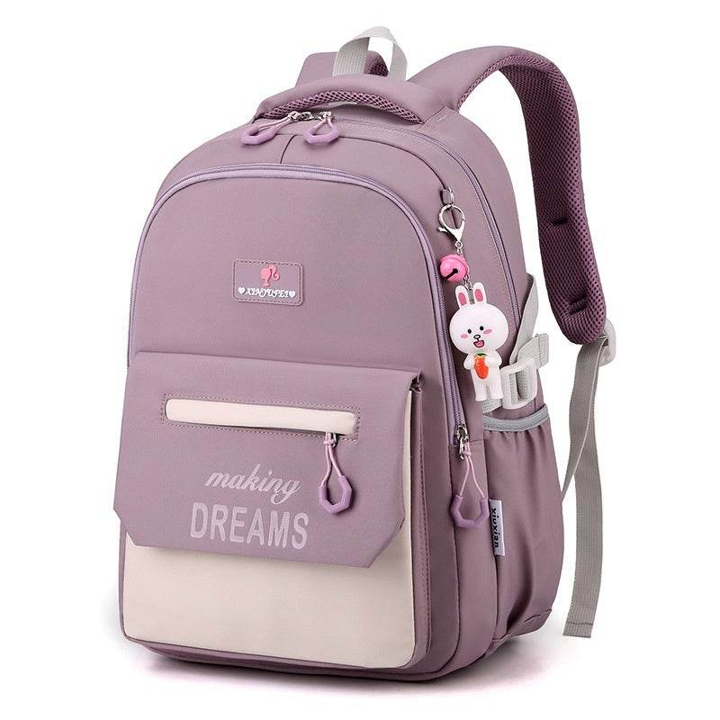 Kids’ Contrast Colour Schoolbag – Large Capacity bACKPACK - EX-STOCK Canada