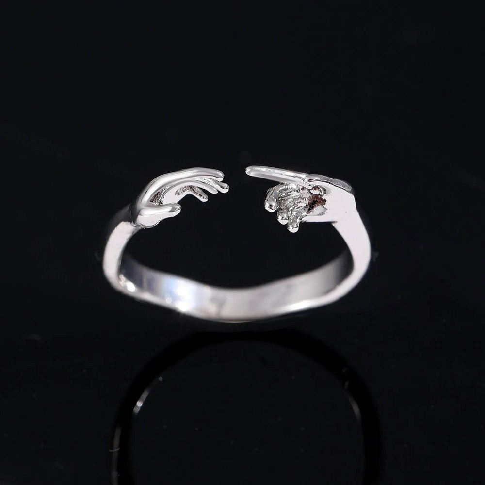 Opening Adjustable Two-hand Rings Fashion Personality Ring For Valentine's Day Jewelry - EX-STOCK Canada