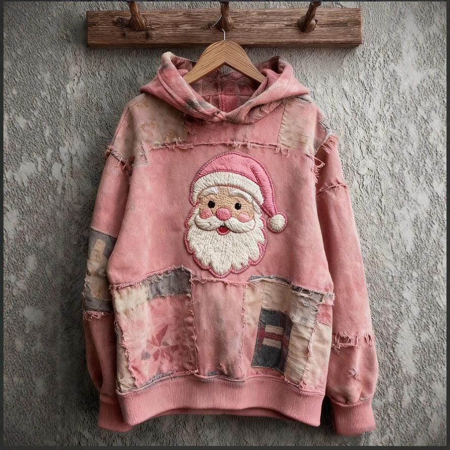Christmas Pocket Hoodie Loose Pullover Digital Print Sweatshirt EX-STOCK Canada