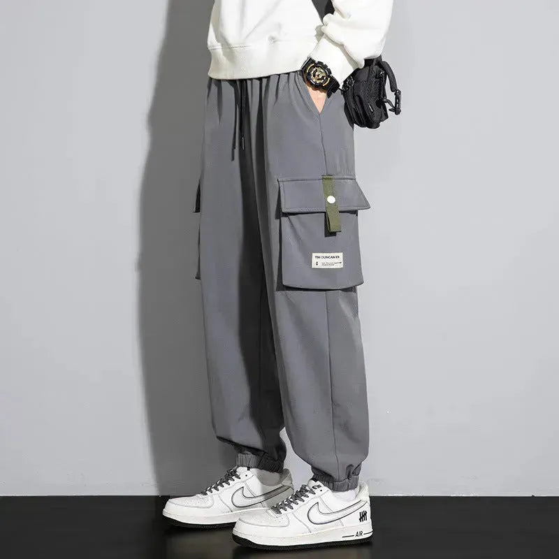 Plus Size Men's Workwear Bag Fall Loose Tappered Cargo Pant trouser - EX-STOCK CANADA