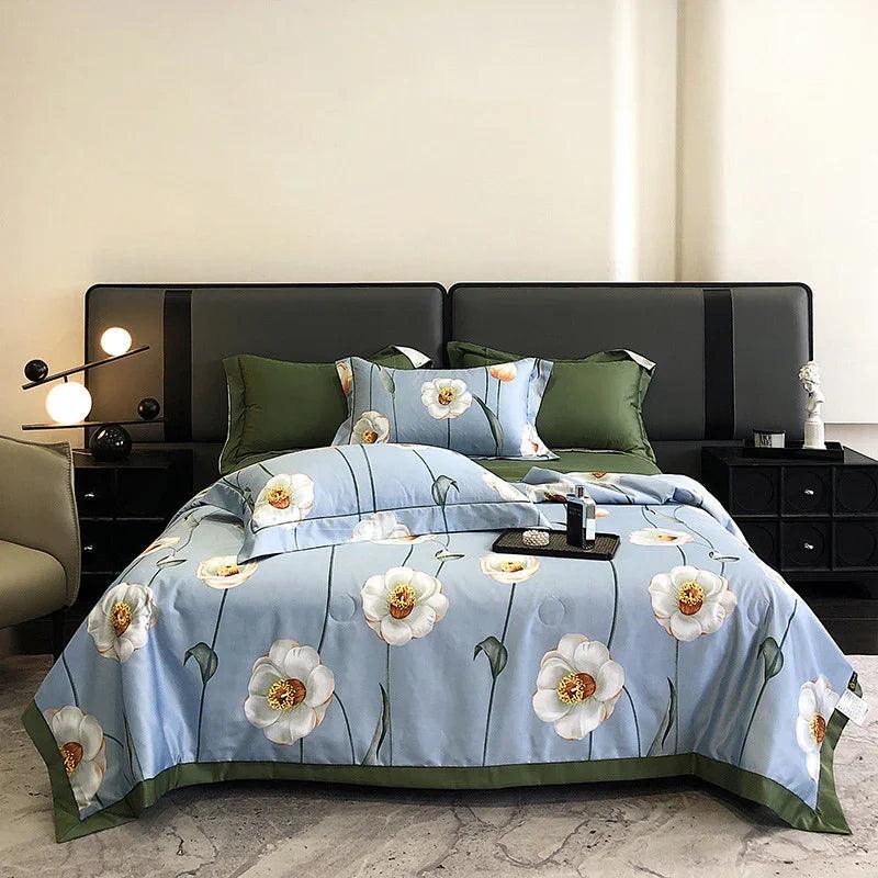Housse de couette rafraîchissante d'été en Tencel lavable et aéréeEX-STOCK Canada